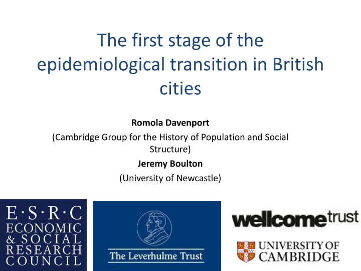 the first stage of the epidemiological transition