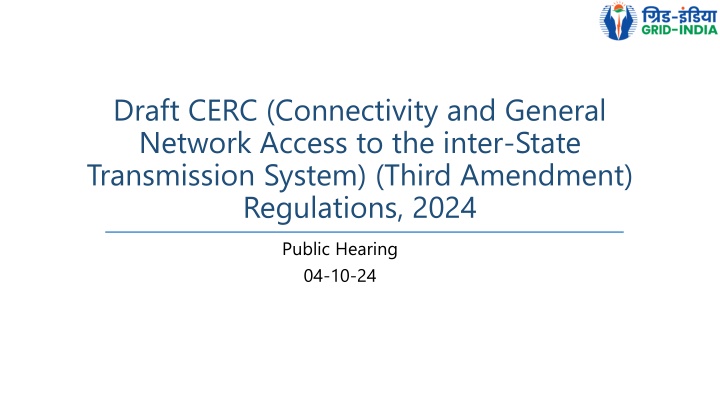 draft cerc connectivity and general network