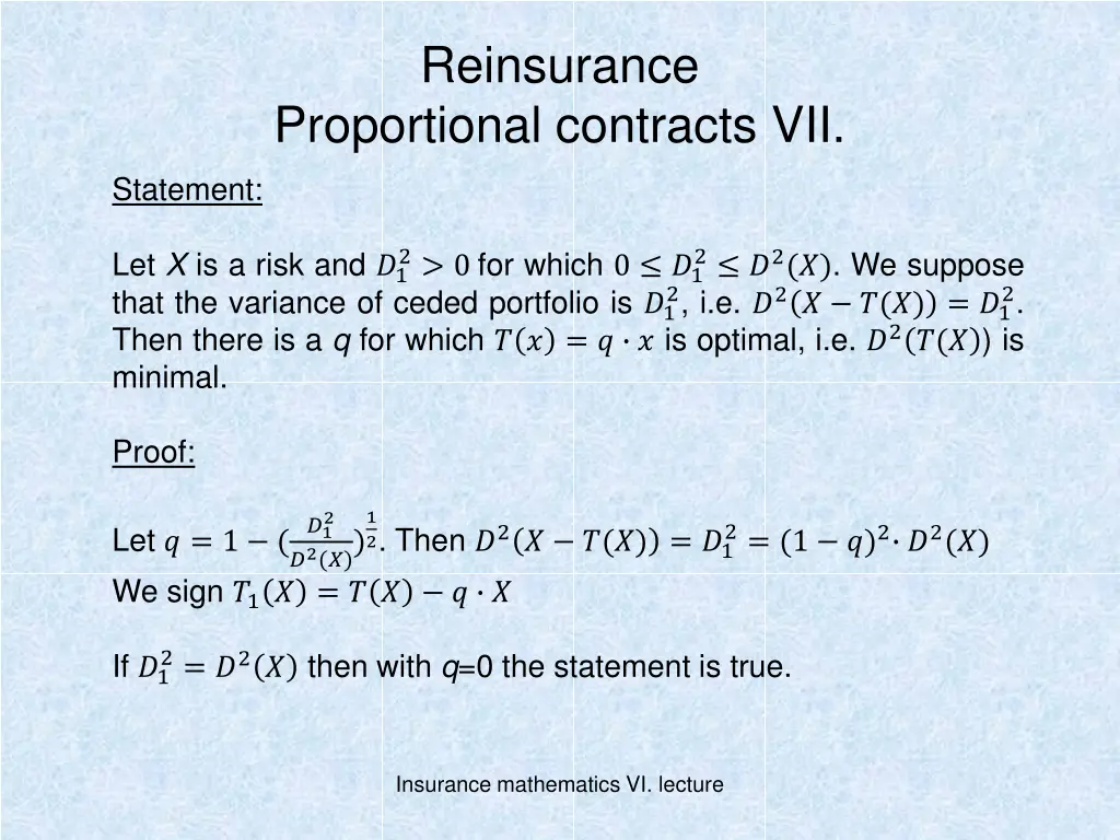 reinsurance