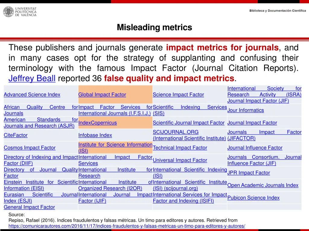 misleading metrics 1