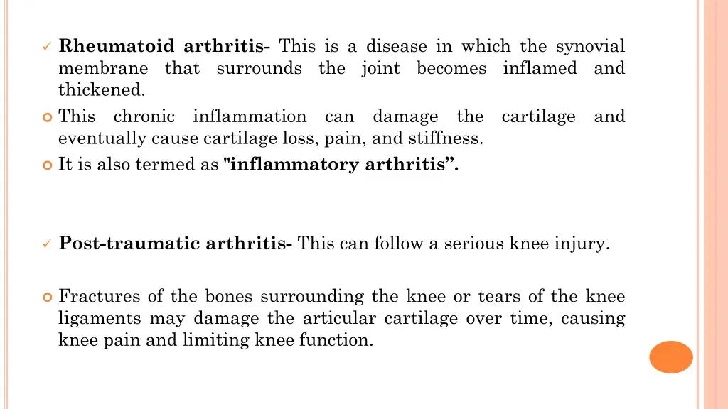 rheumatoid arthritis this is a disease in which
