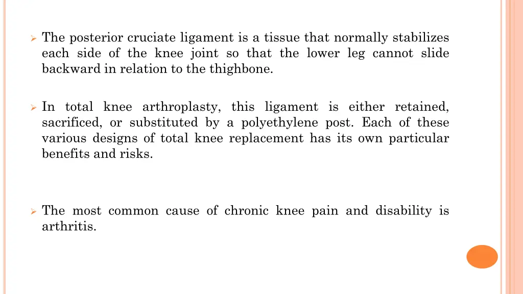 the posterior cruciate ligament is a tissue that