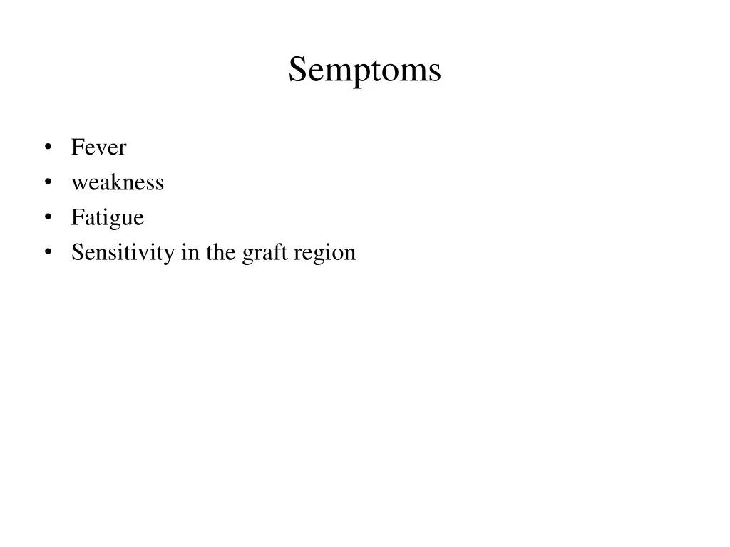 semptoms