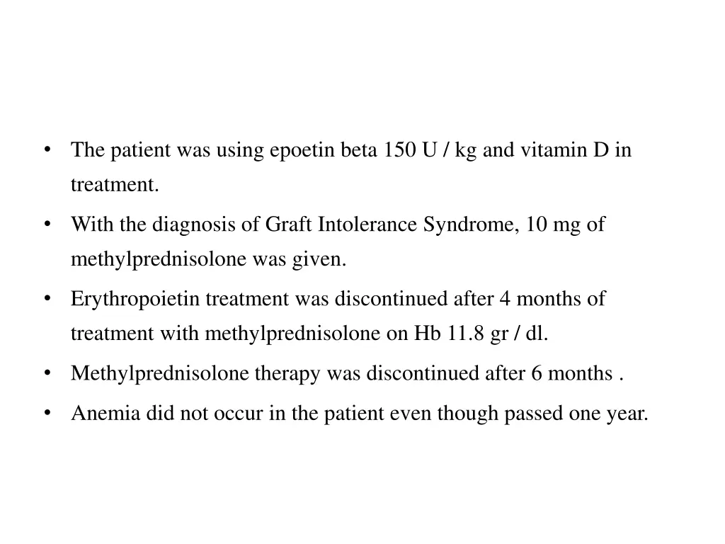 the patient was using epoetin beta