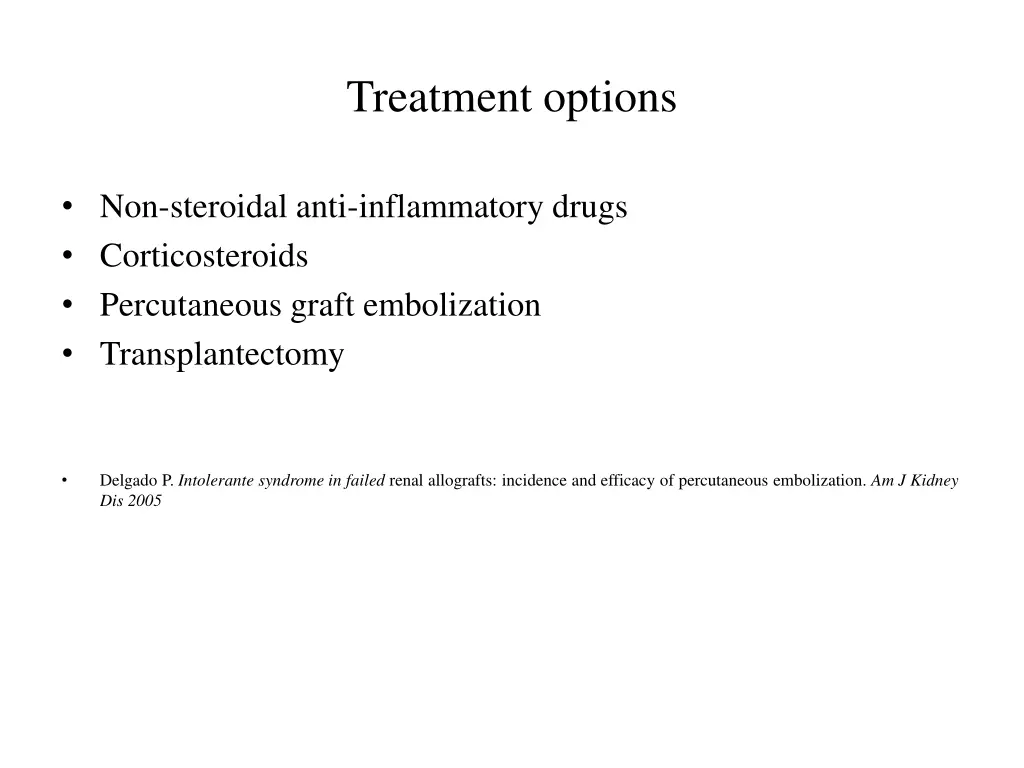 treatment options