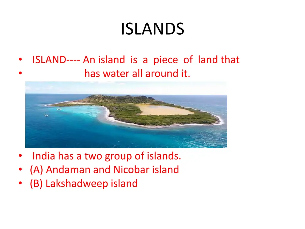 islands