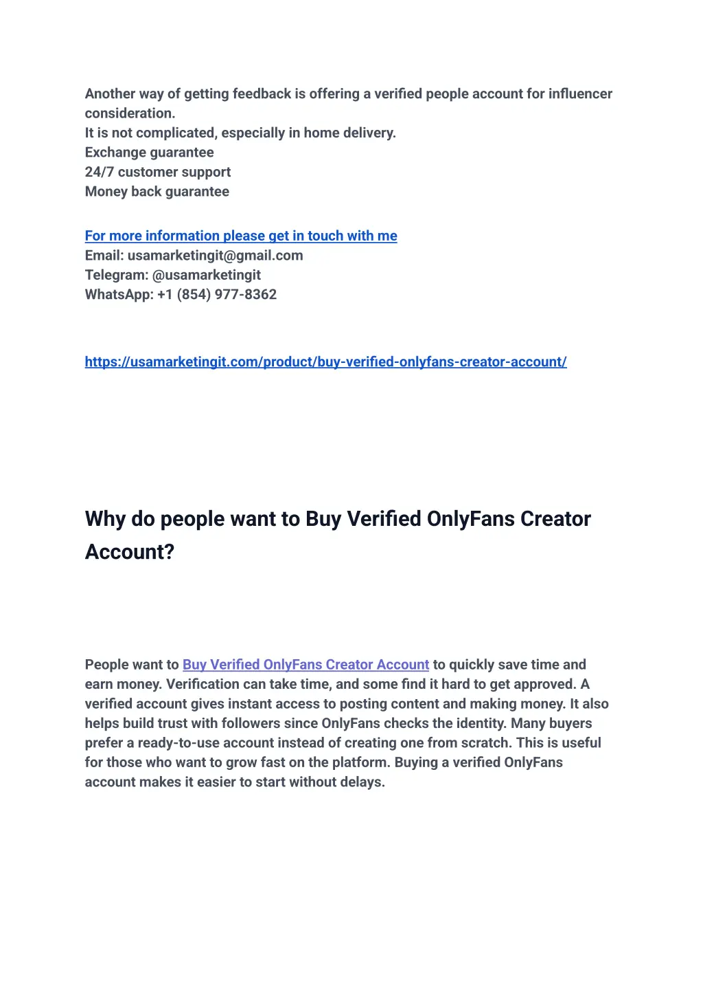 another way of getting feedback is offering