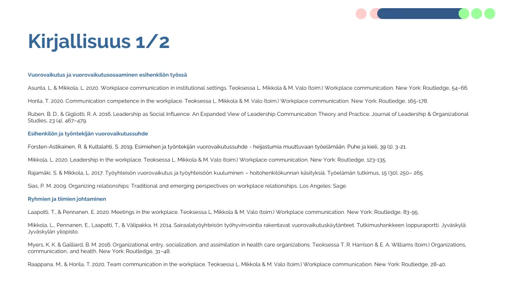 kirjallisuus 1 2