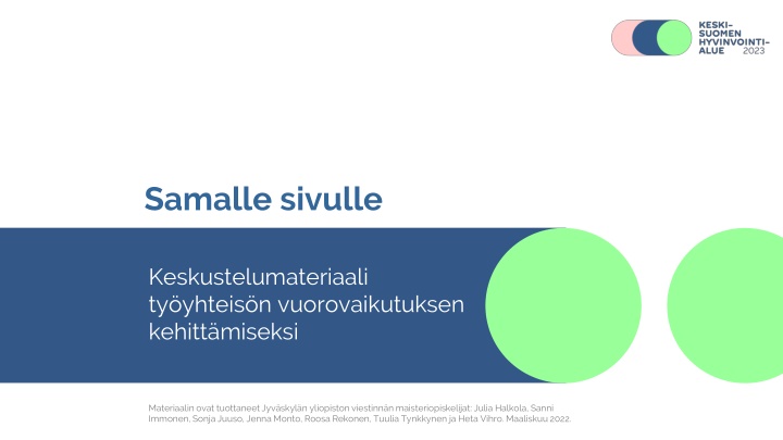 samalle sivulle