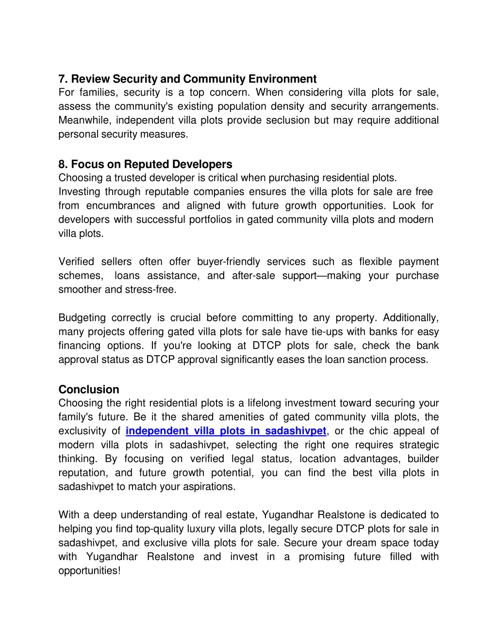 7 review security and community environment