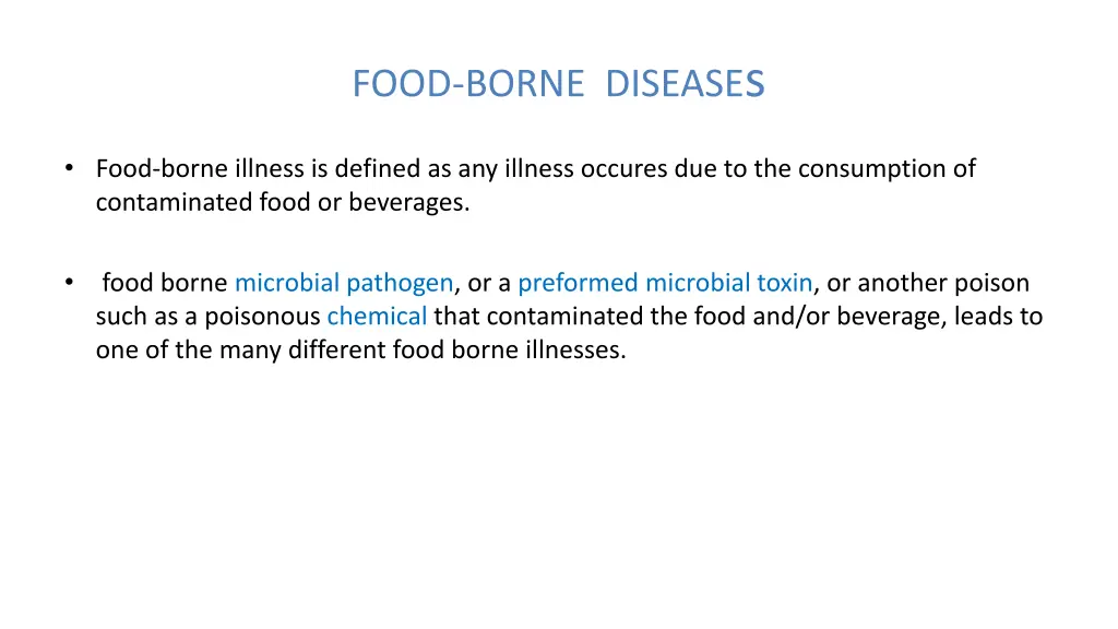 food borne disease s 1