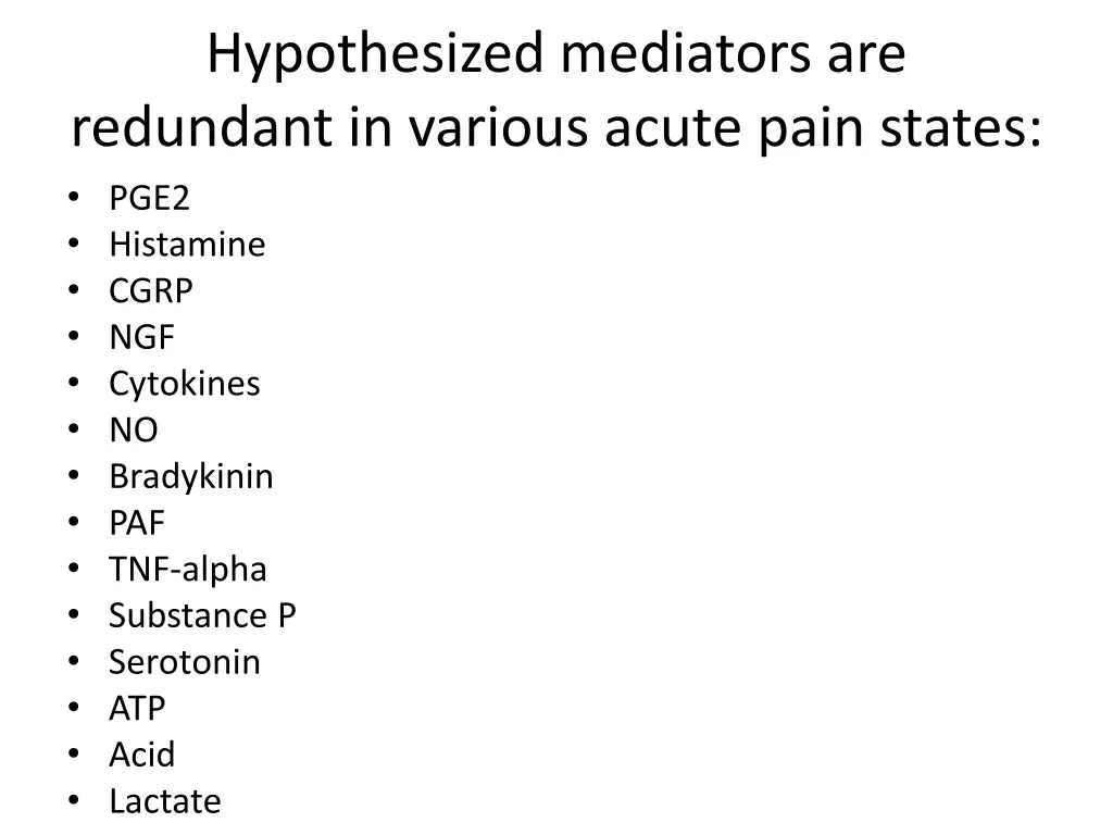 hypothesized mediators are redundant in various
