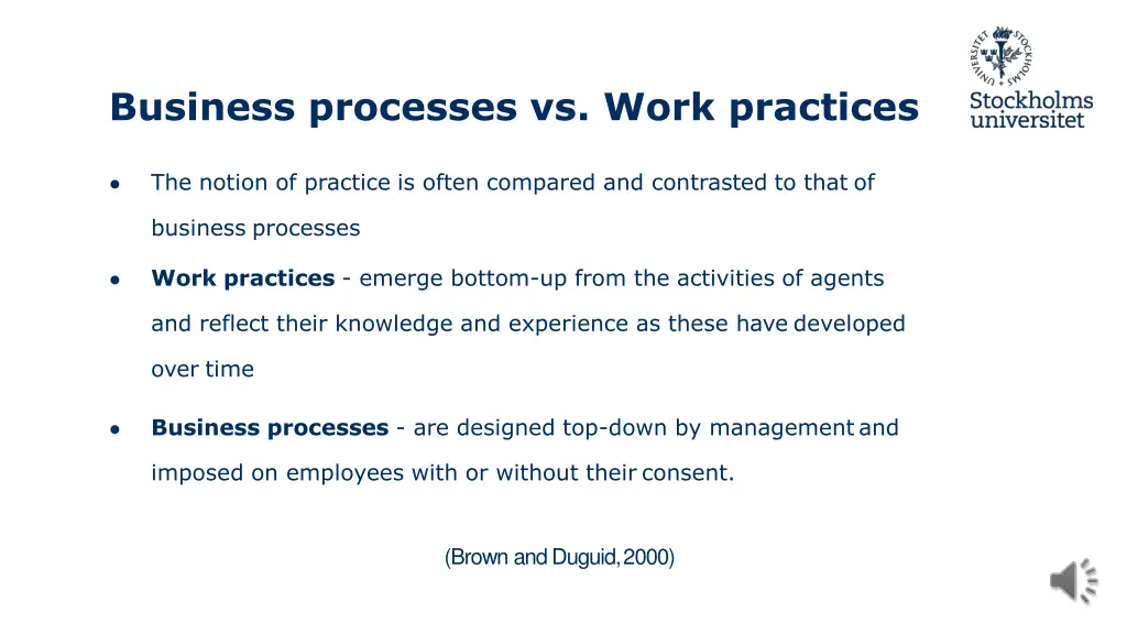 business processes vs work practices 1