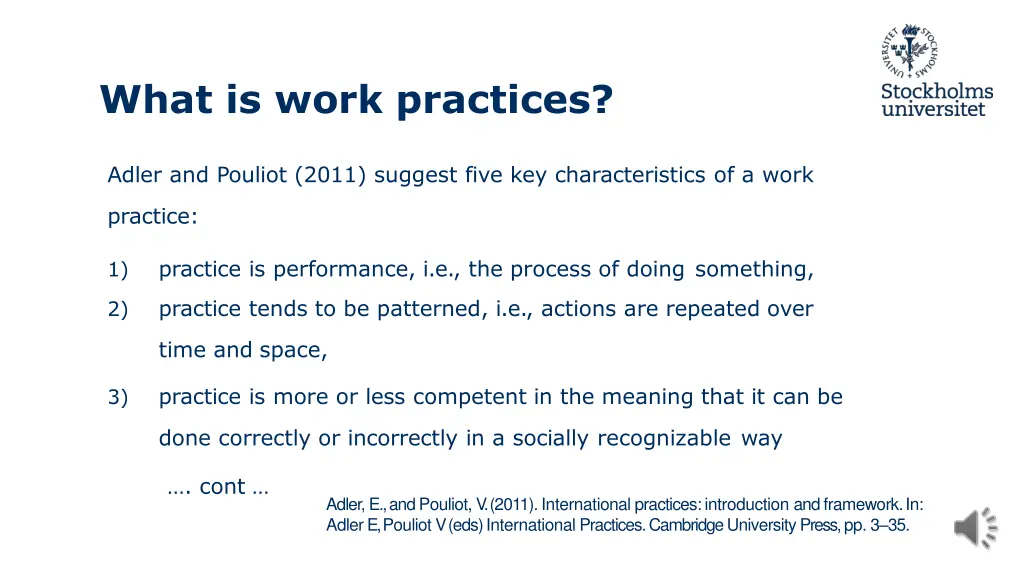 what is work practices
