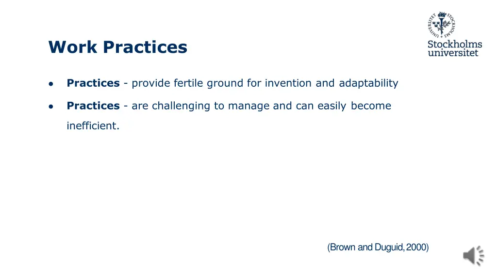 work practices 1