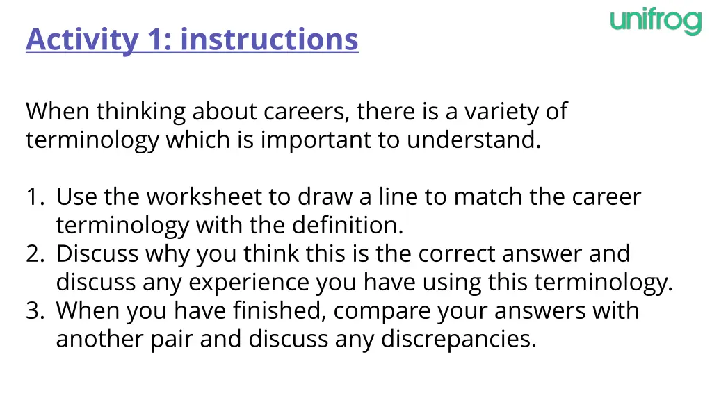 activity 1 instructions