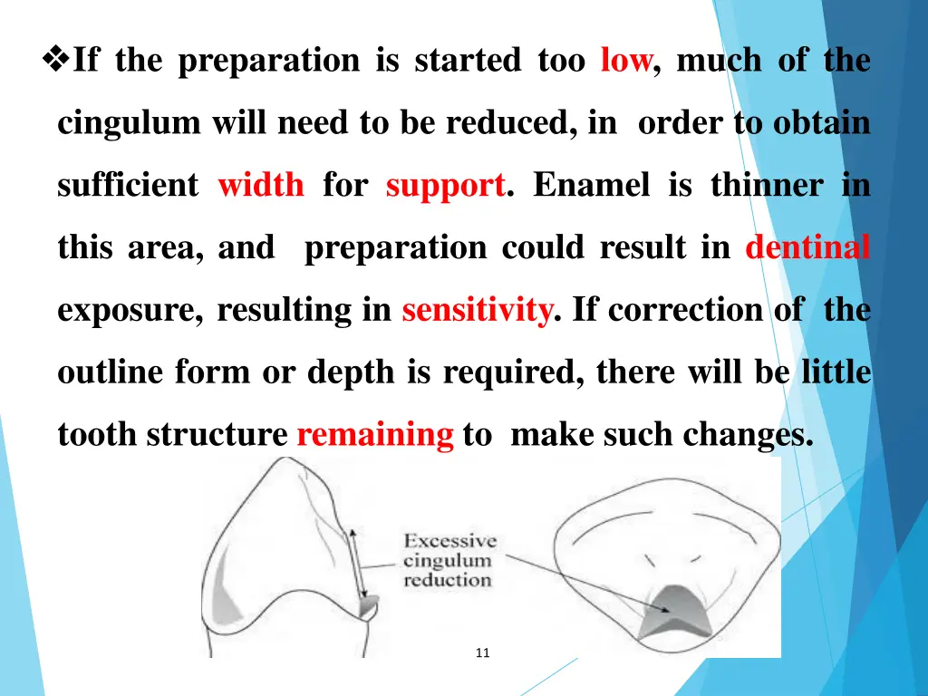 if the preparation is started too low much of the