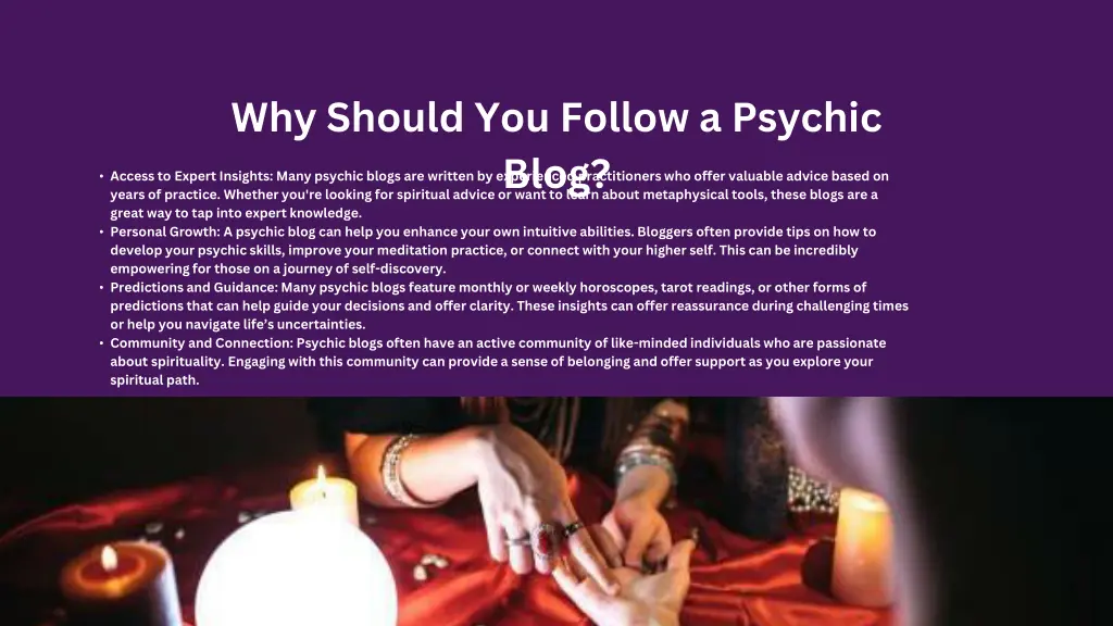 why should you follow a psychic blog years