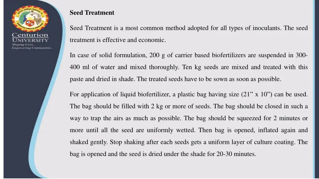 seed treatment