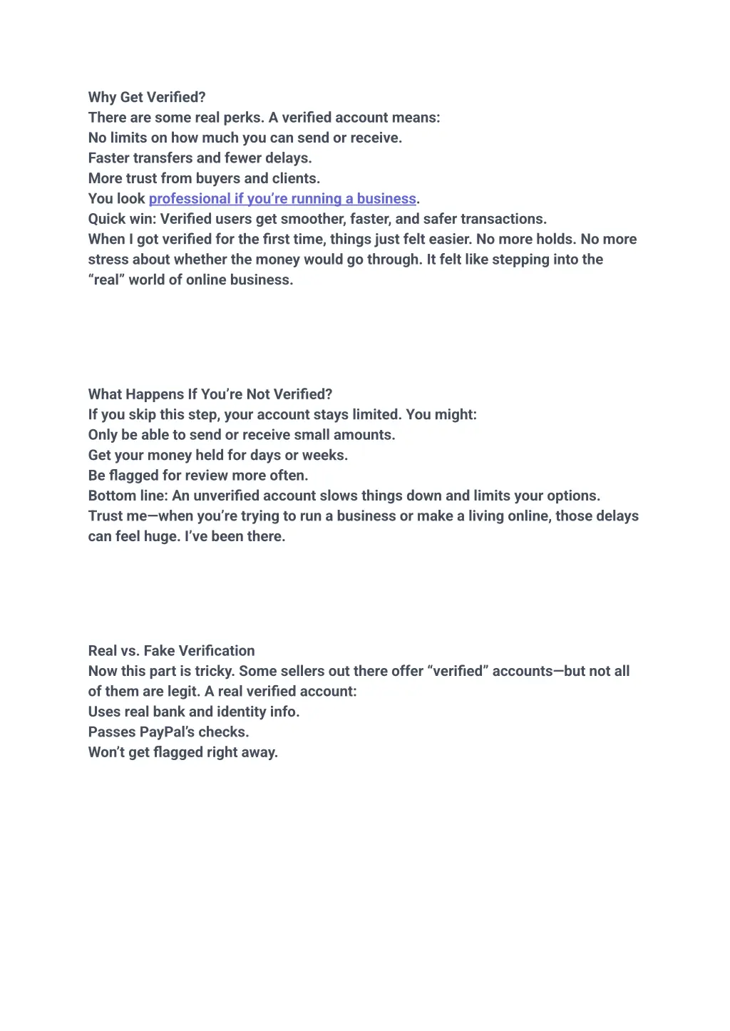 why get verified there are some real perks