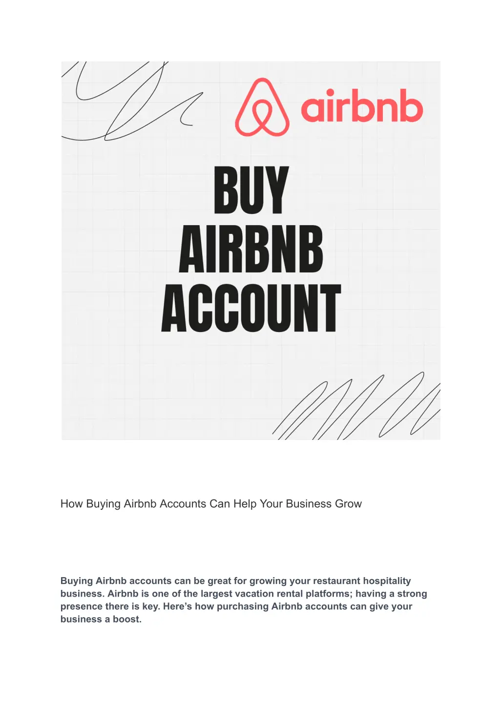 how buying airbnb accounts can help your business