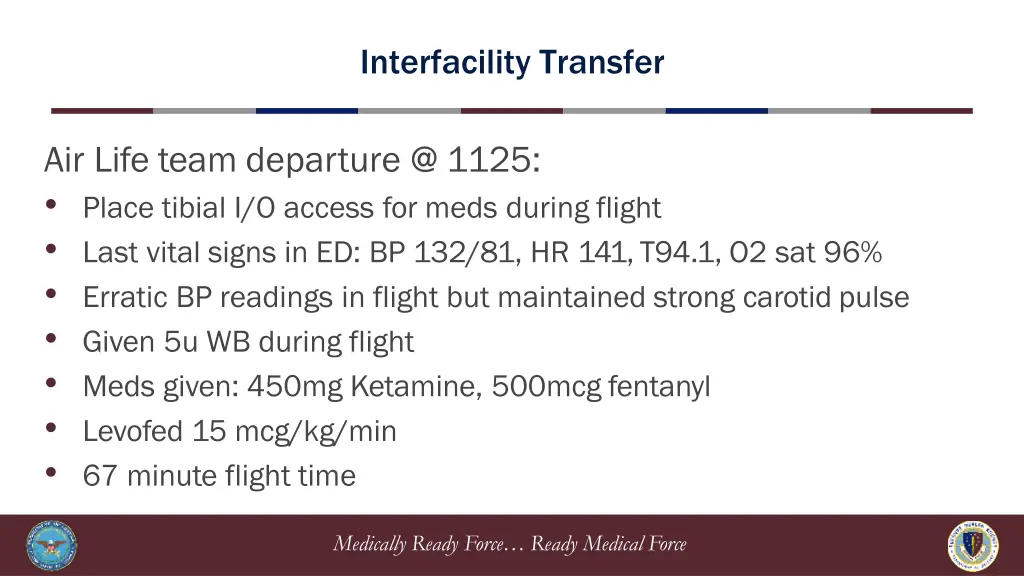 interfacility transfer