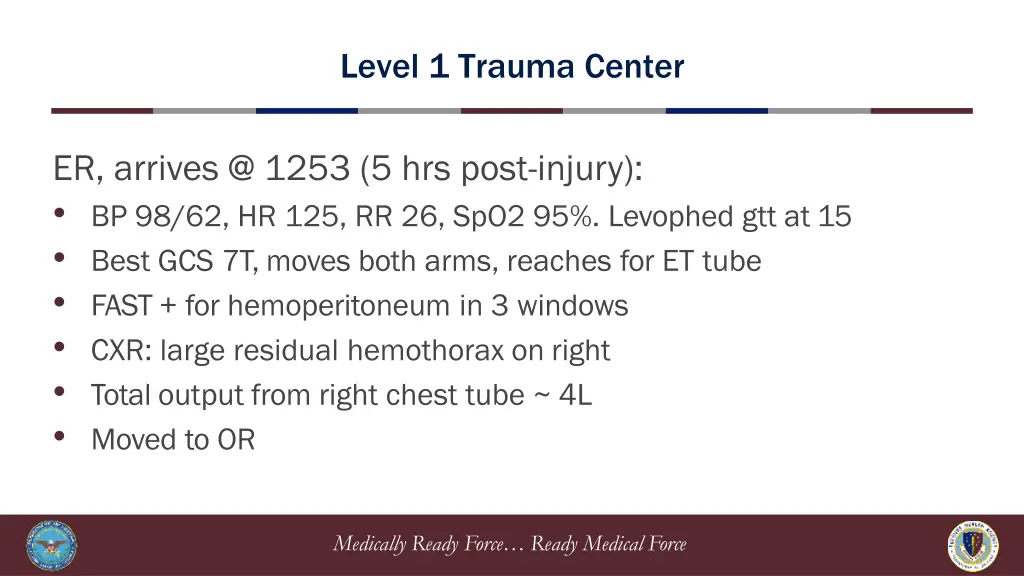 level 1 trauma center