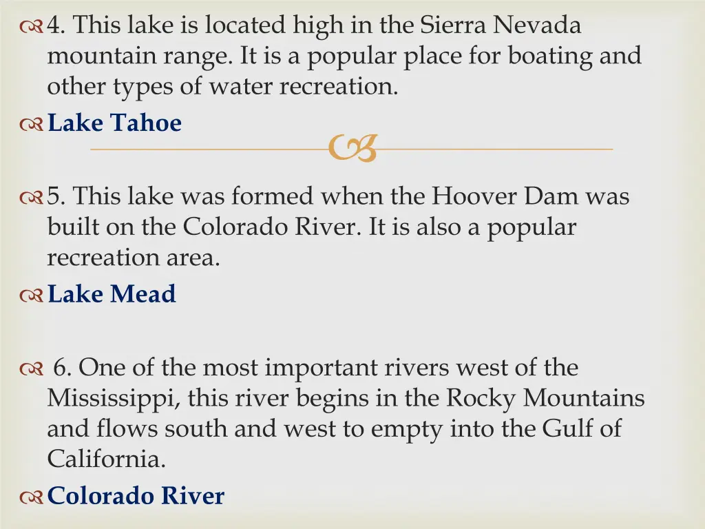 4 this lake is located high in the sierra nevada