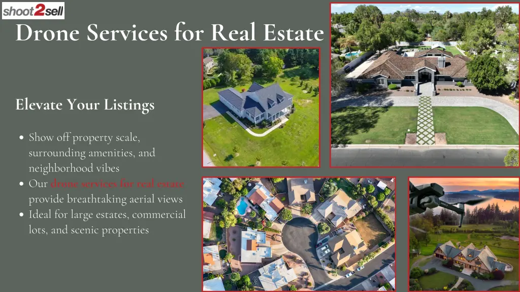 drone services for real estate