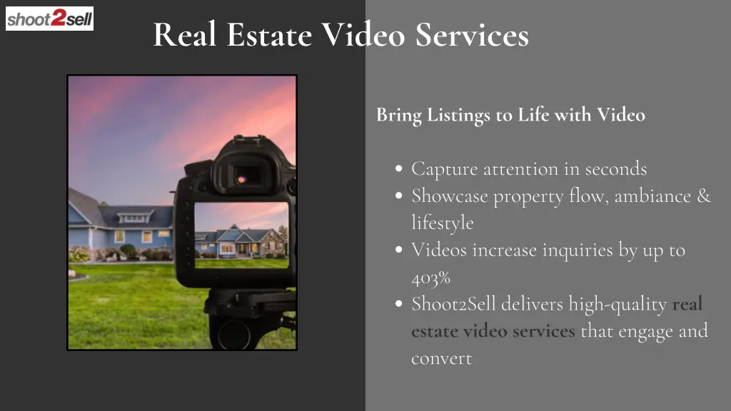 real estate video services