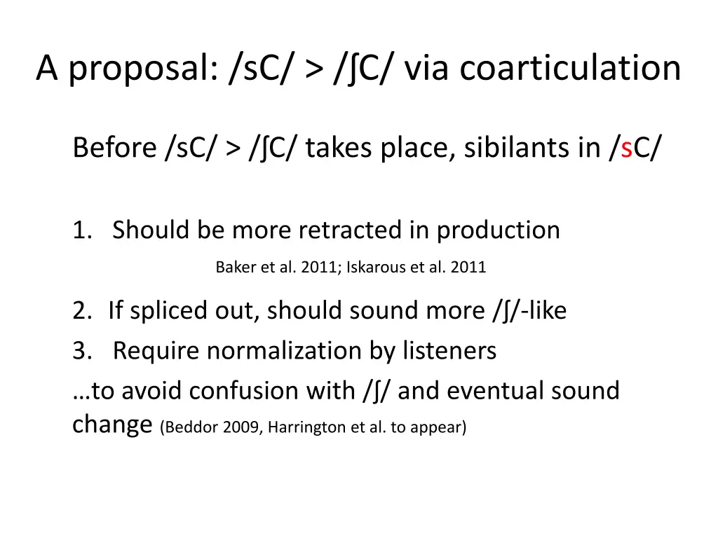 a proposal sc c via coarticulation