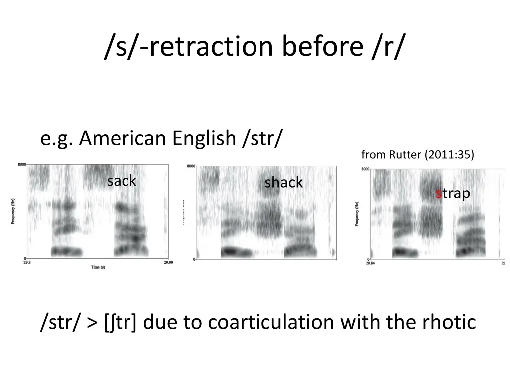 s retraction before r