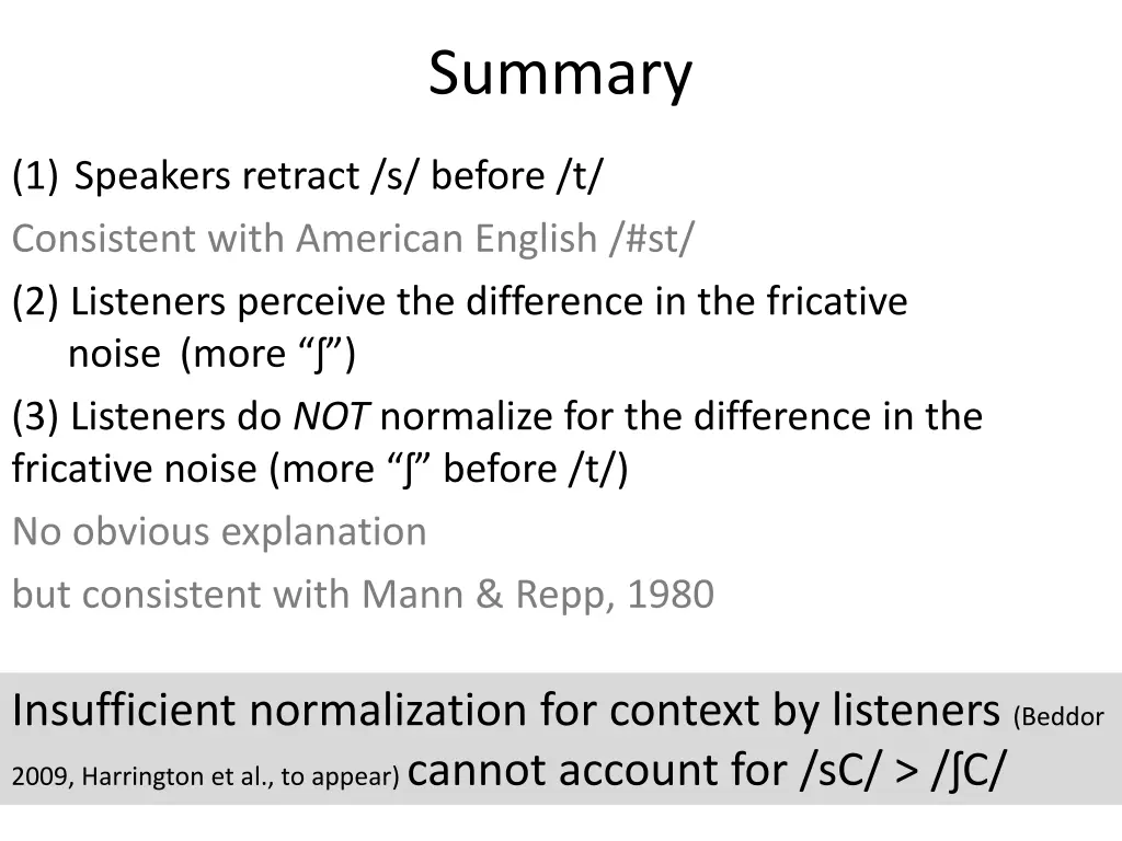 summary