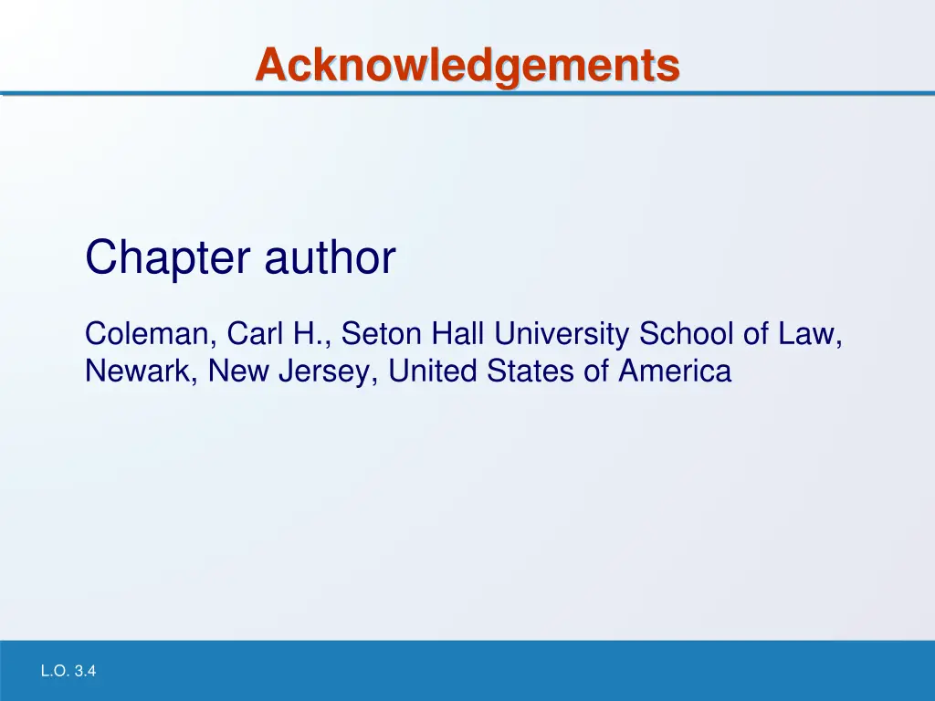 acknowledgements