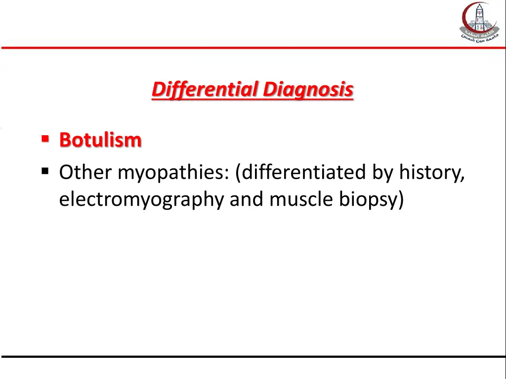 differential diagnosis