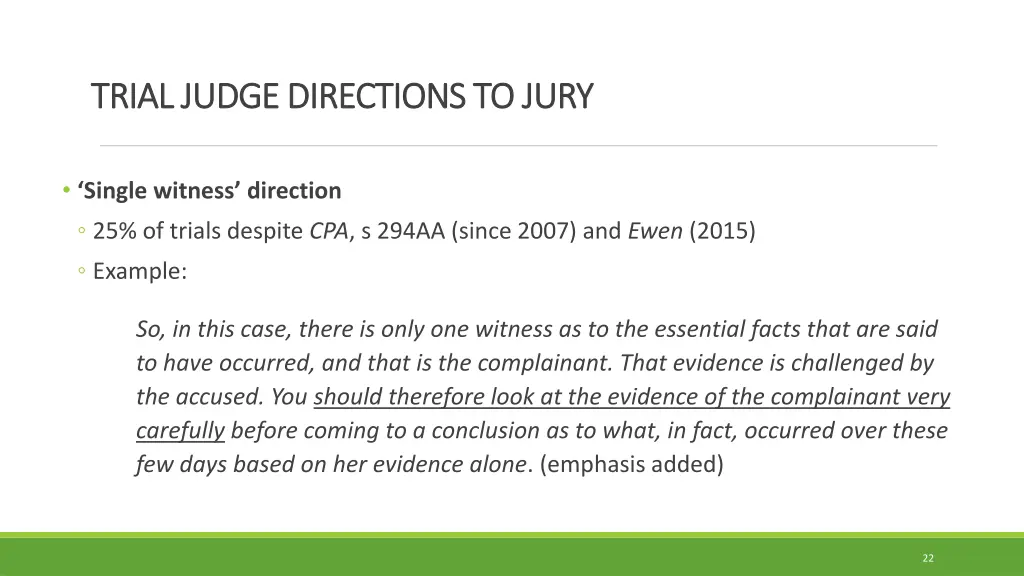 trial judge directions to jury trial judge 1