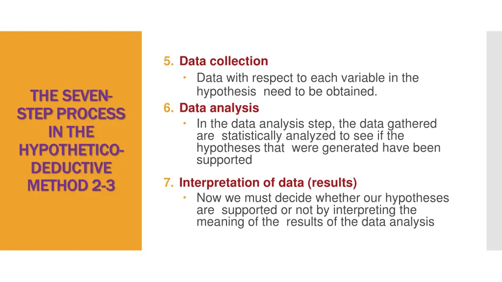 5 data collection data with respect to each