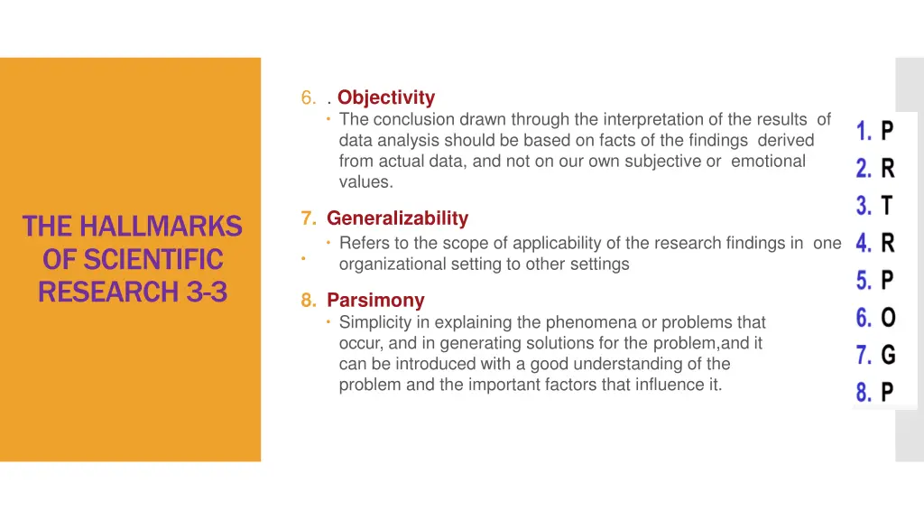 6 objectivity the conclusion drawn through