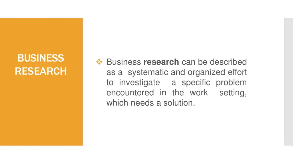business research