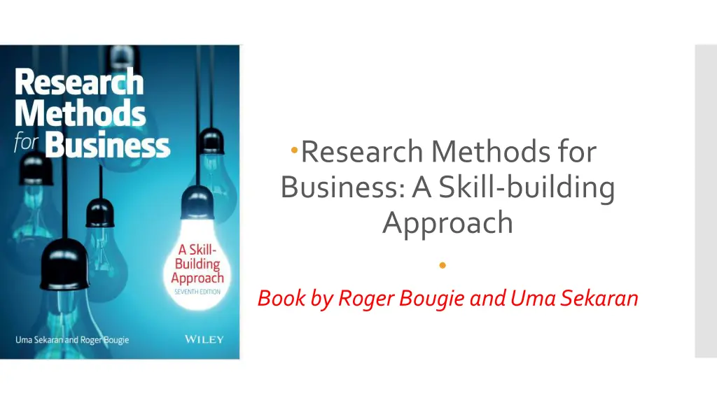 research methods for business a skill building