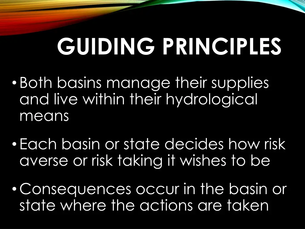 guiding principles