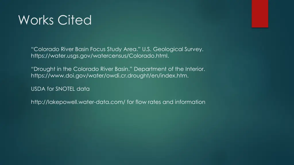 works cited