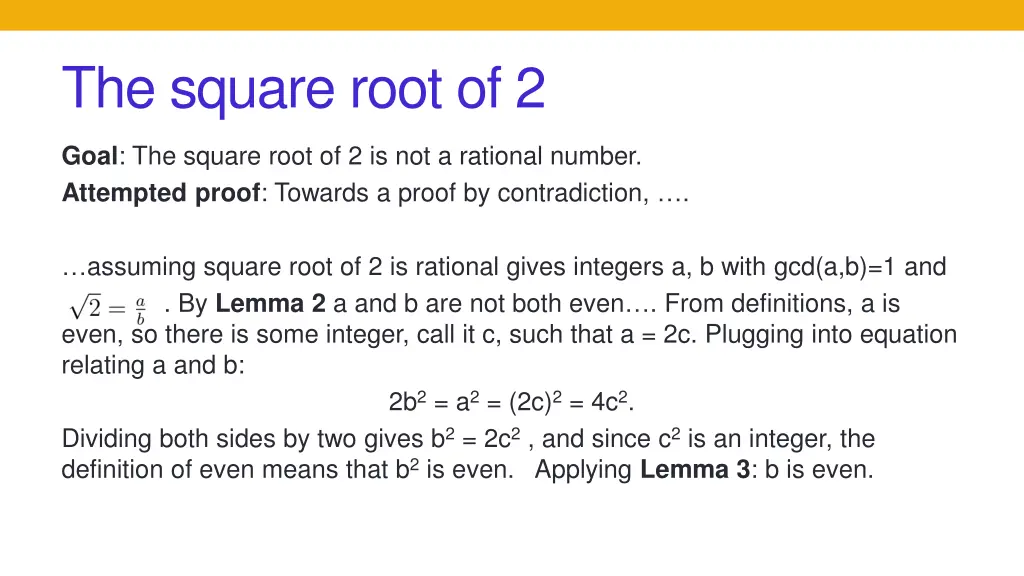 the square root of 2 9
