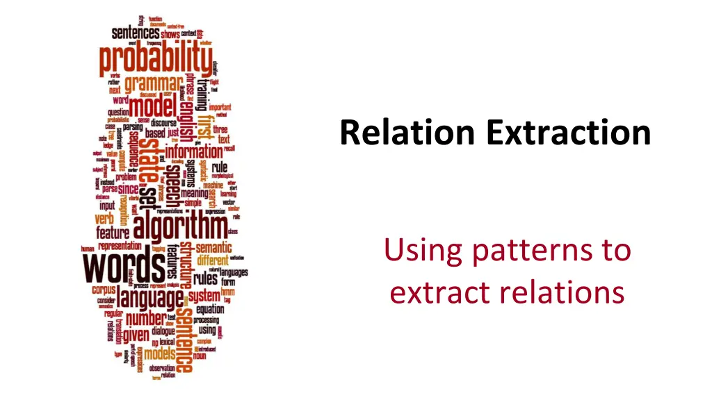 relation extraction 2