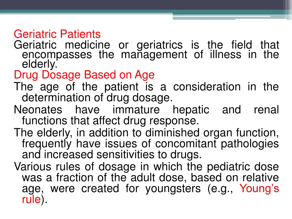 geriatric patients geriatric medicine