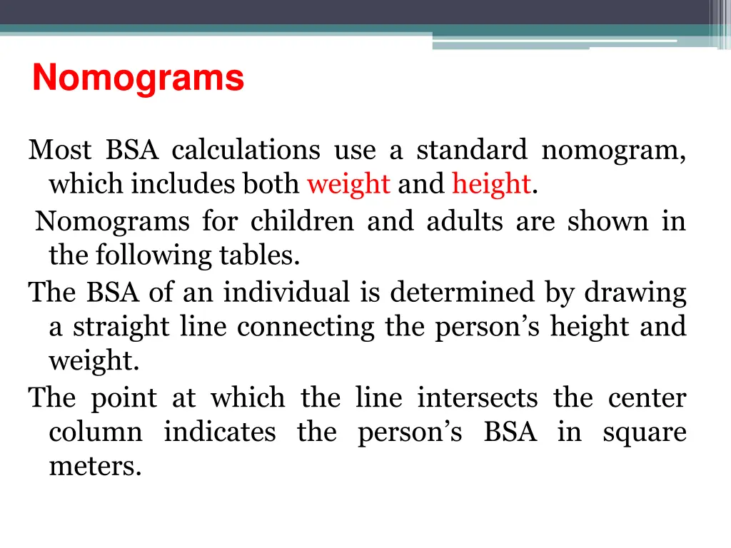 nomograms