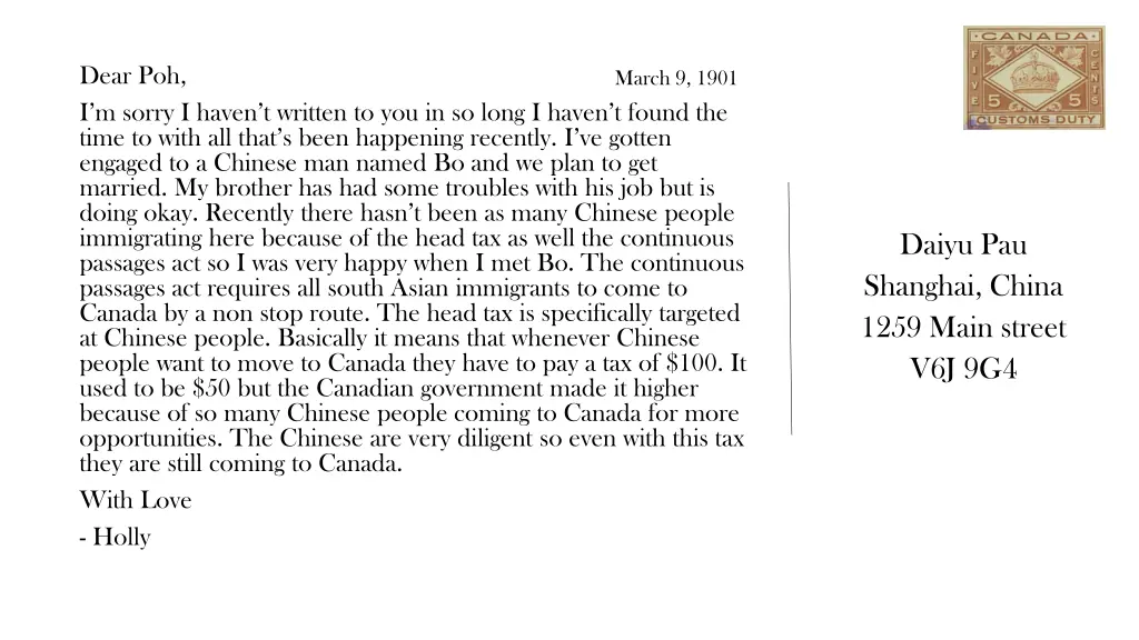 dear poh i m sorry i haven t written