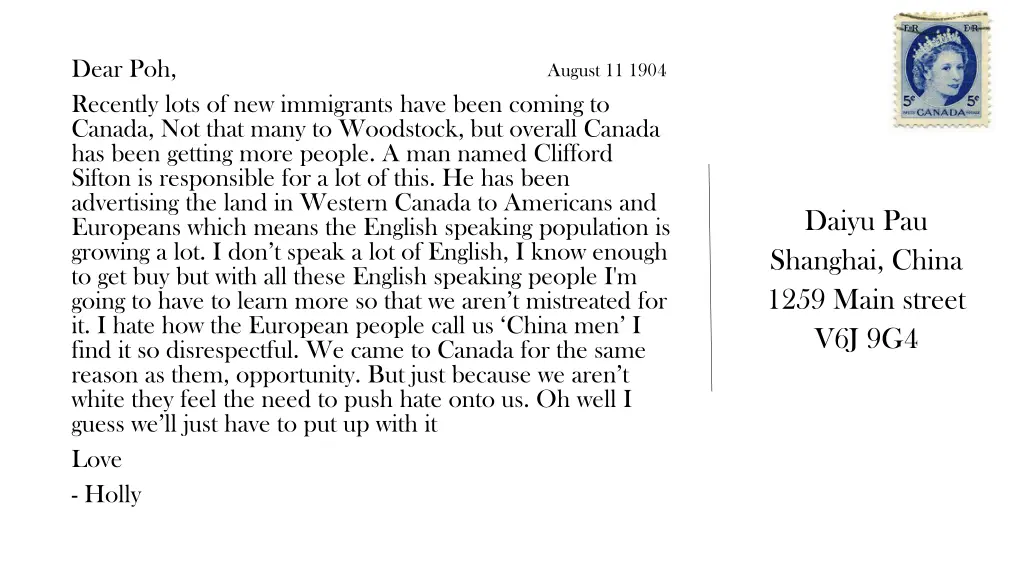 dear poh recently lots of new immigrants have