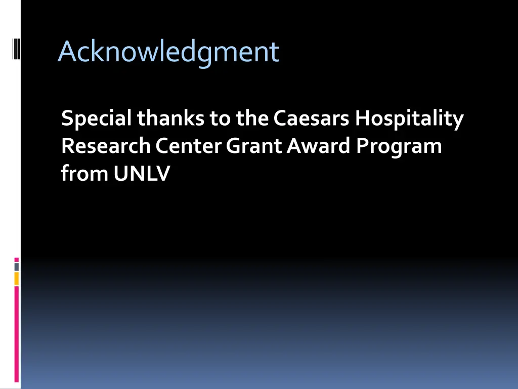 acknowledgment