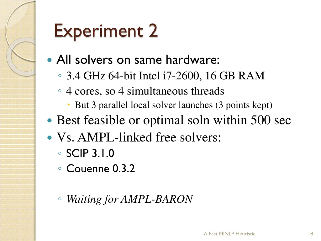 experiment 2